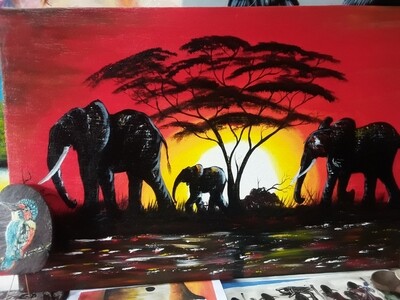 Serengeti sunset