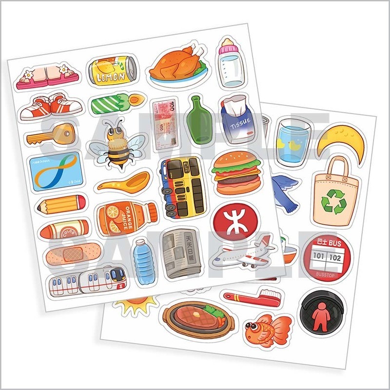 生活概念(一)貼紙 Everyday Living I (Stickers)
