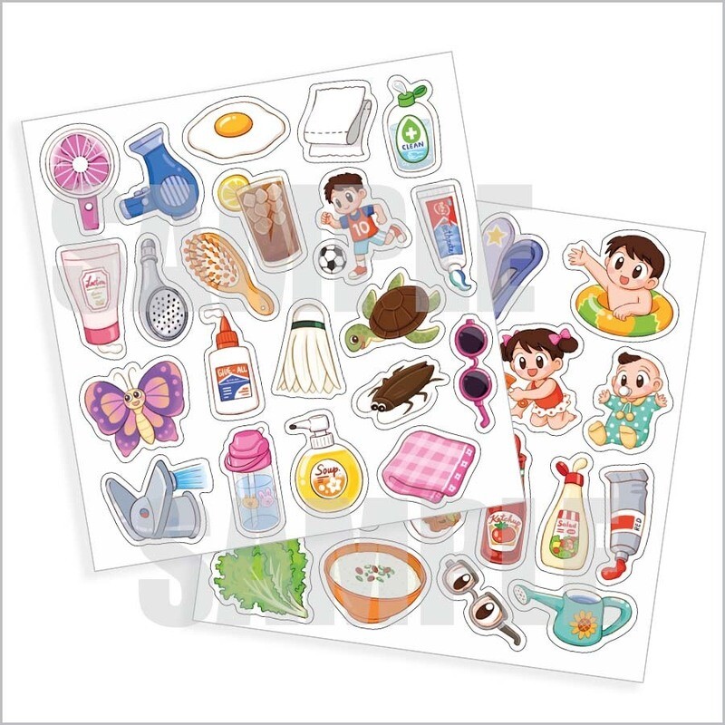 生活概念(四)貼紙 Everyday Living IV (Stickers)