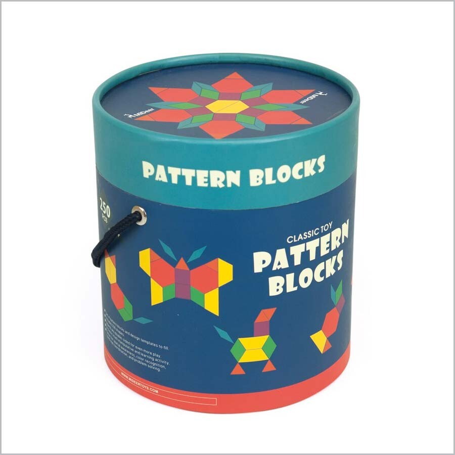 Pattern Blocks - 250 pcs 彩色幾何積木 - 250片