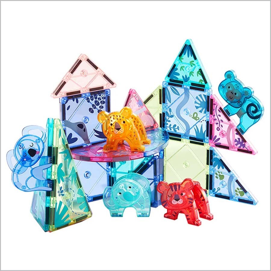 Colorful Magnetic Tiles 彩窗磁力片 - 奇幻森林