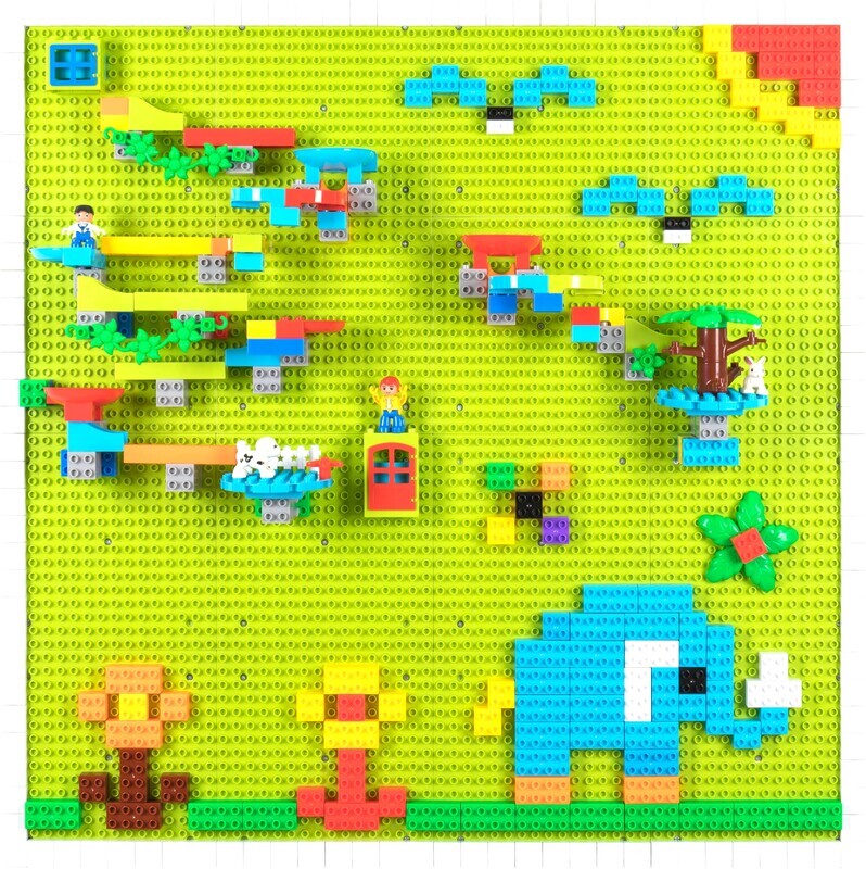 Lego Slide Wall Panel 樂高牆面軌道系列