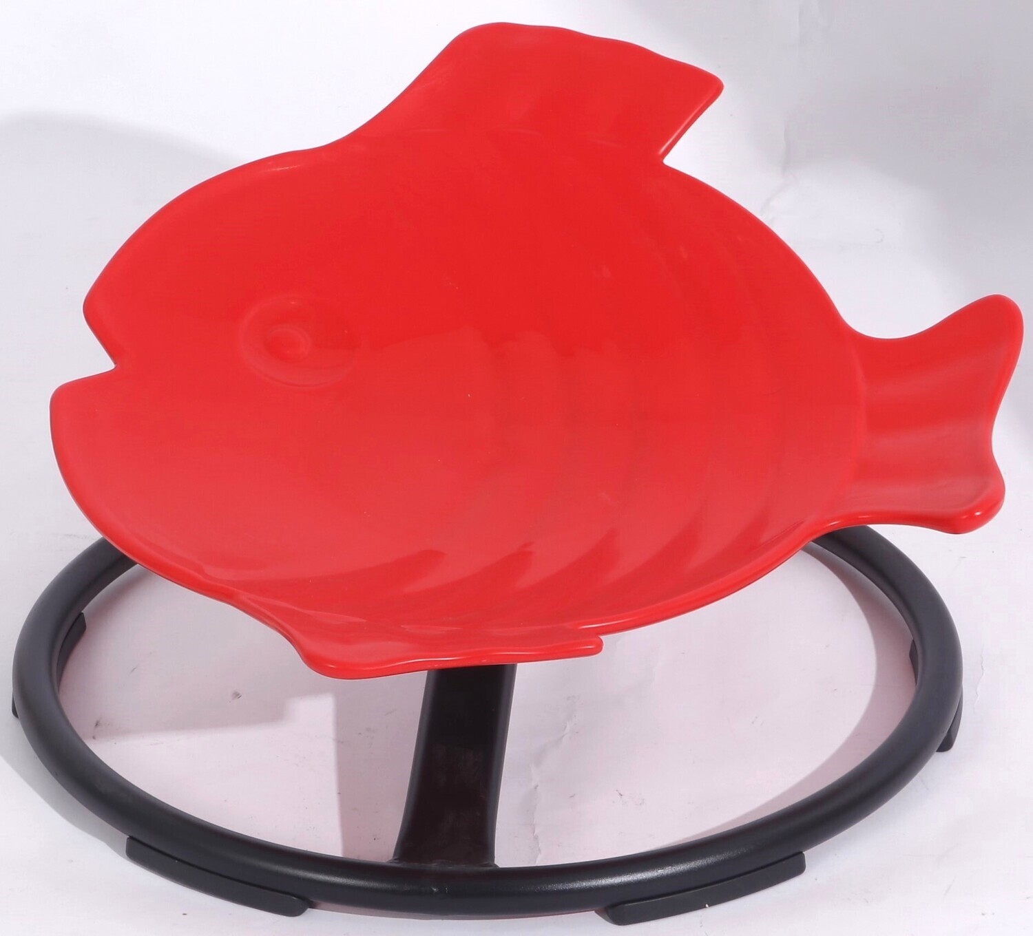 Fish Swivel Chair 魚形旋轉椅, Color: Red