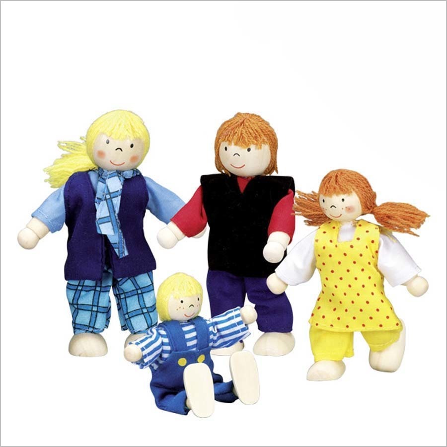 Flexible Puppets Young Family 小木偶(年輕家庭)