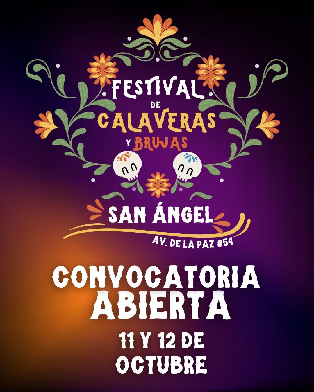 Folks &quot;Festival de Calaveras y Brujas&quot; San Ángel - Octubre