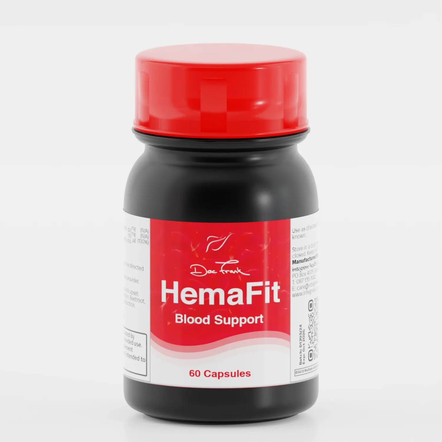 HemaFit Blood Support x 60 vegan capsules
