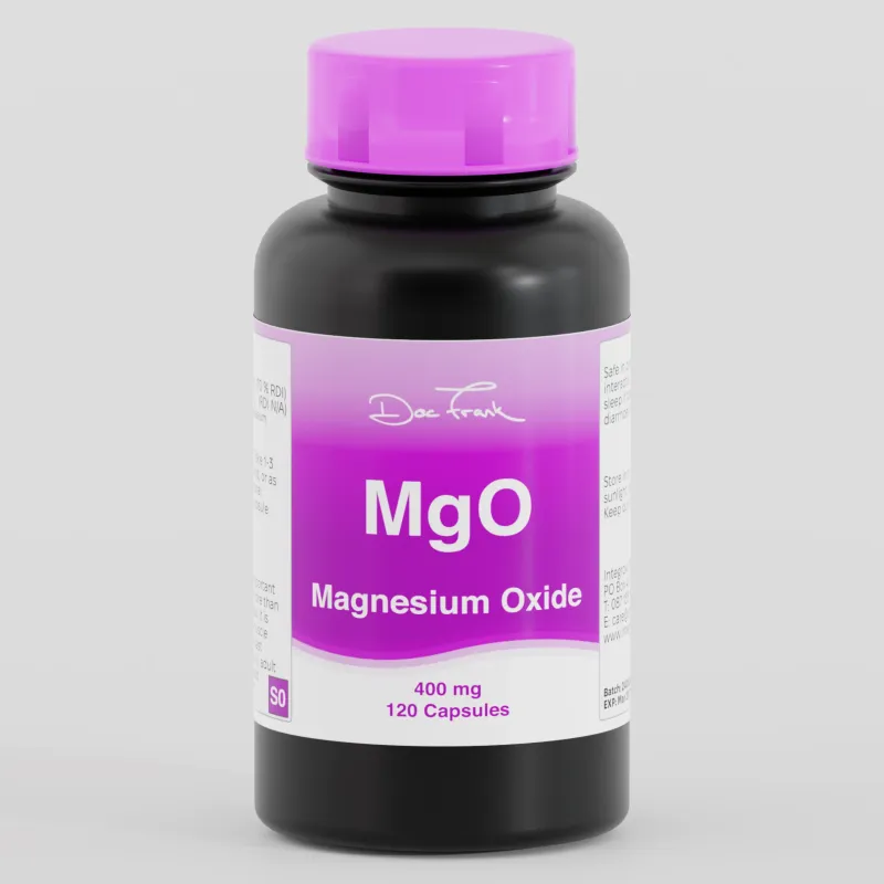 MgO (240 mg Magnesium) x 120 capsules