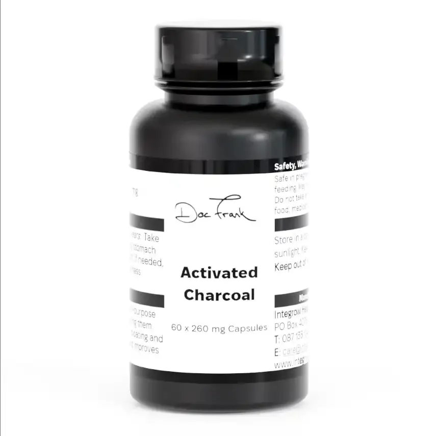 Activated Charcoal 260 mg x 60 capsules