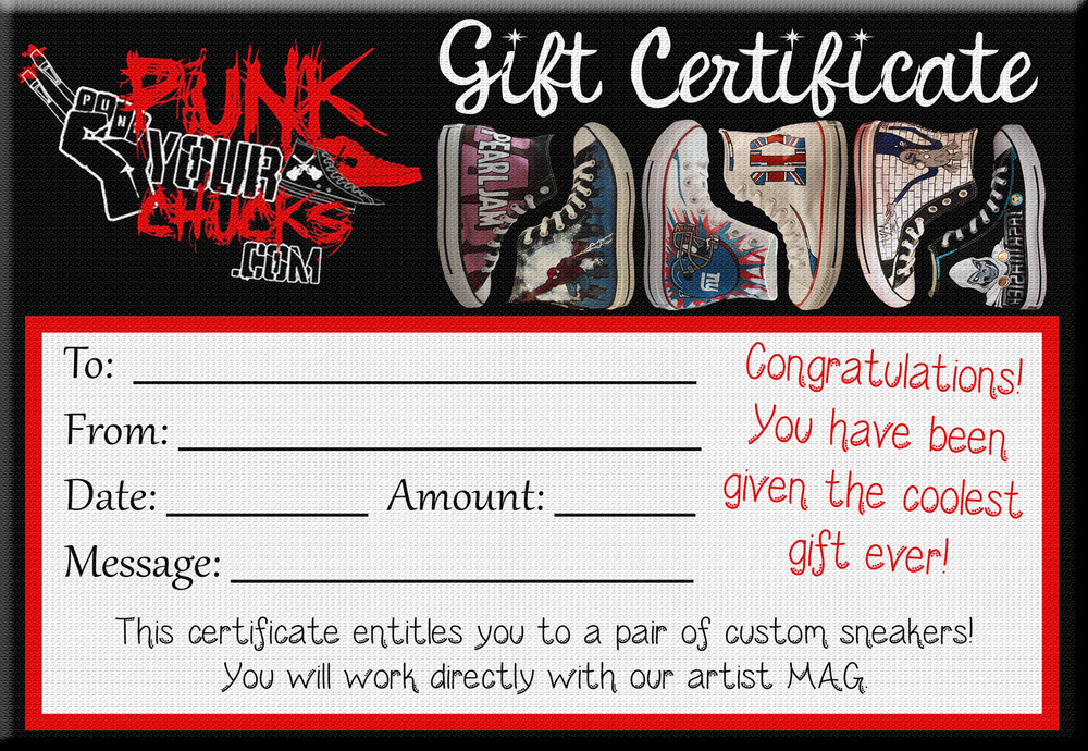 Gift Certificate Gift Certificate