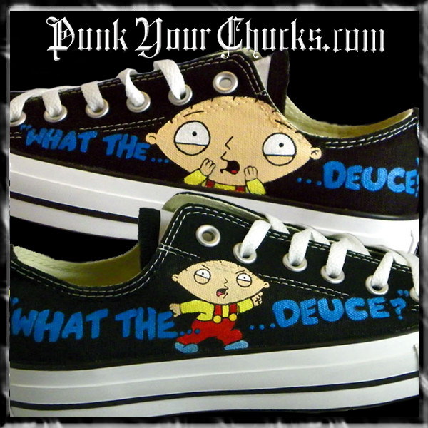 Family Guy Low Top Custom Converse Sneakers Family Guy Low Top Custom Converse Sneakers