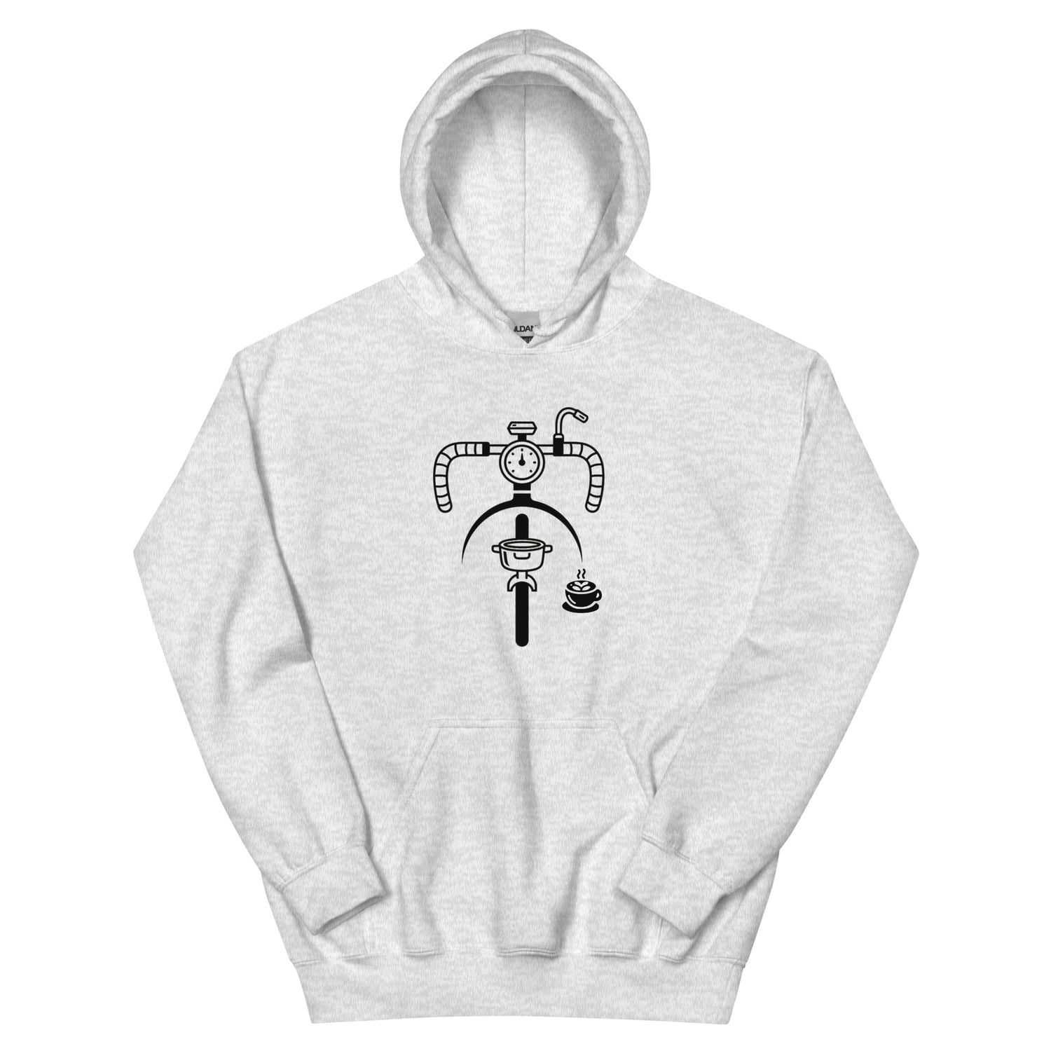 Dual passions, bars and coffee - classic unisex hoodie