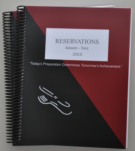 2 pg/day Reservation Book-Spiral Bound (2024)