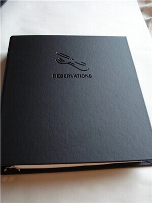 1 pg/day Reservation Book-Three Ring Napa Leather Binder (2023)