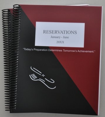 2 pg/day Reservation Book-Spiral Bound (2023)
