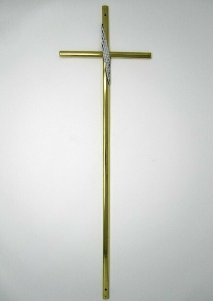 Art. 448 CROCE IN ZAMA ORO LUCIDO CON GLITTER