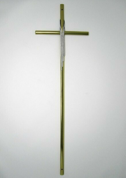 Art. 451 CROCE IN ZAMA ORO LUCIDO CON GLITTER