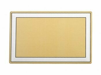 Art. 119 TARGHETTA IN ALLUMINIO PER COFANO