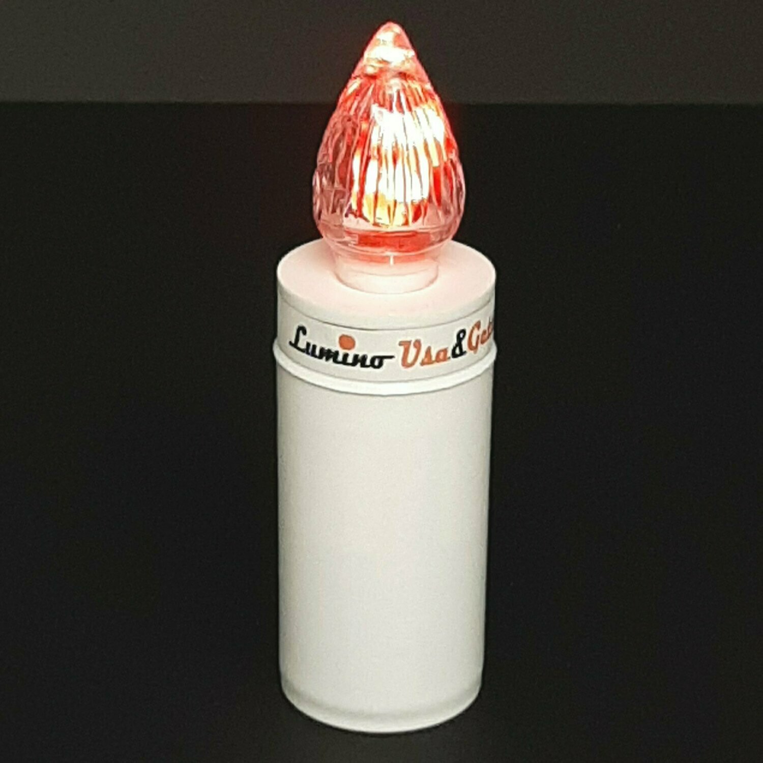 USA E GETTA ROSSO LUCE INTERMITTENTE DURATA 2 ANNI CON BATTERIA NON SOSTITUIBILE