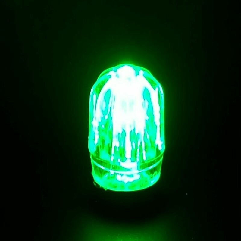 LAMPADA VOTIVA A LED VERDE