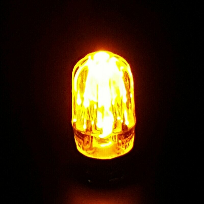 LAMPADA VOTIVA A LED AMBRA ( GIALLO)
