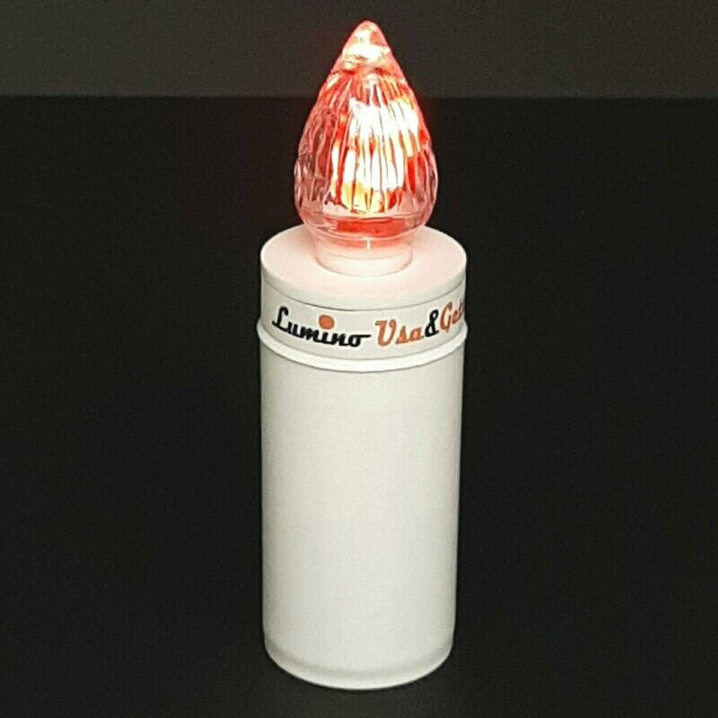 USA E GETTA ROSSO LUCE INTERMITTENTE DURATA 2 ANNI CON BATTERIA NON SOSTITUIBILE