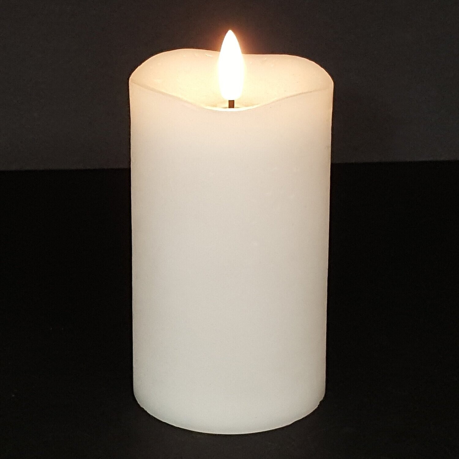 3863 - CANDELA A LED IN CERA CON FIAMMA 3D