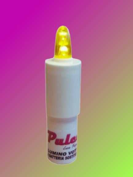 PULCE PG MICRO LUMINO A LED LUCE GIALLA INTERMITTENTE DURATA 6 MESI CON BATTERIA SOSTITUIBILE PULCE PG MICRO LUMINO A LED LUCE GIALLA INTERMITTENTE DURATA 6 MESI CON BATTERIA SOSTITUIBILE