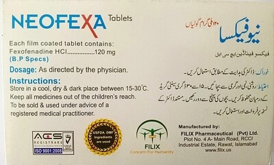 NEOFEXA | Fexofenadine (B.P)