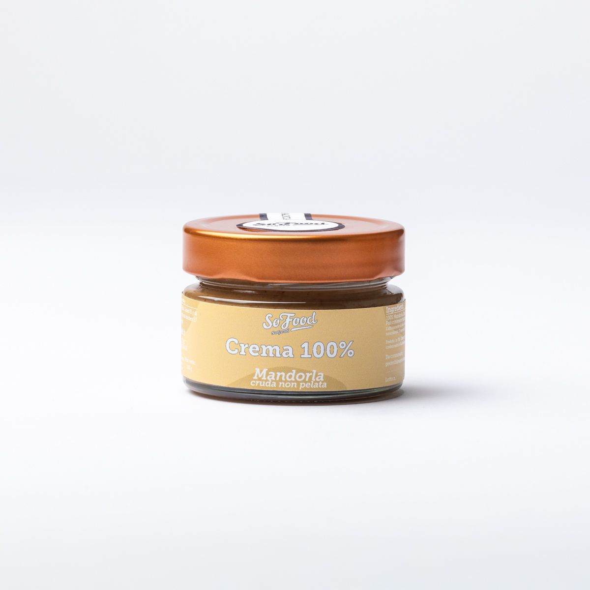 Crema 100% Mandorla Cruda 100g