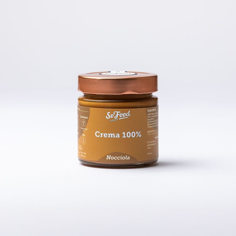 Crema 100% Nocciola 200g