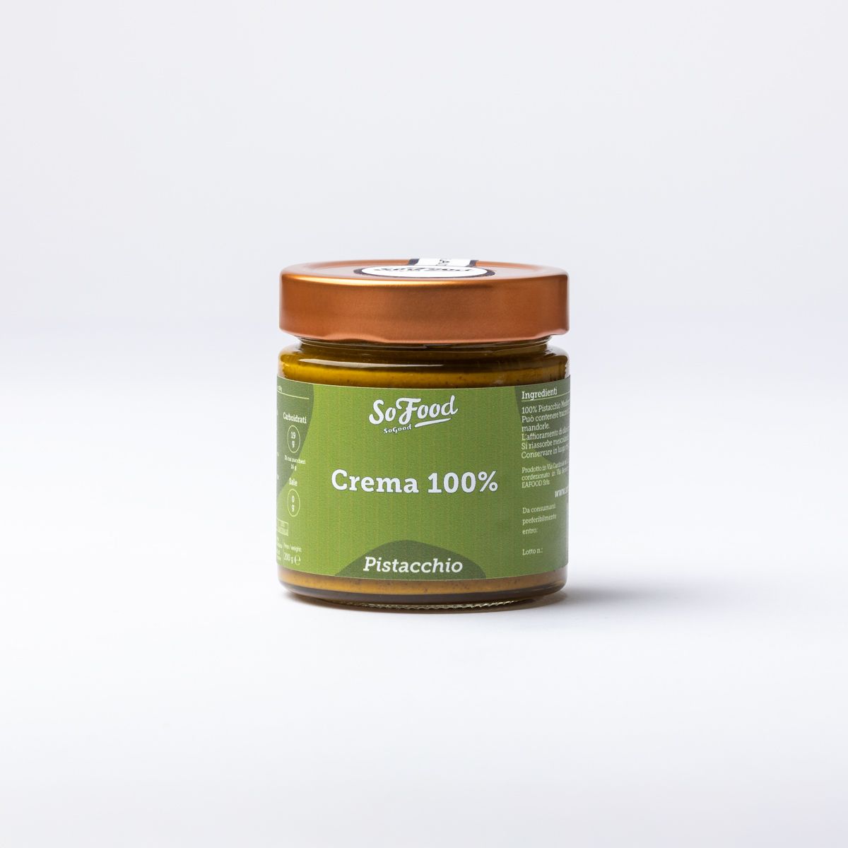 Crema 100% Pistacchio 200g