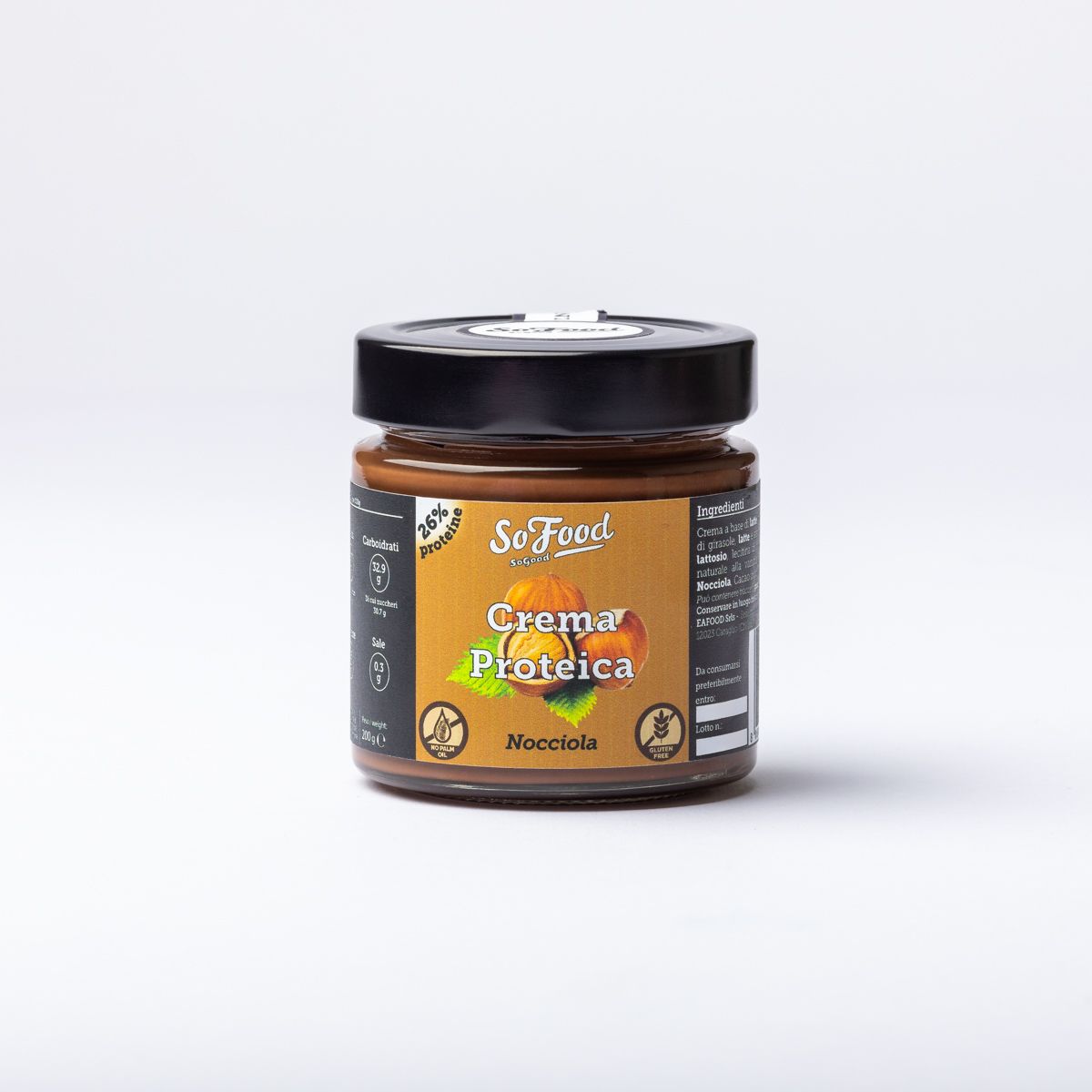 Crema Proteica alla Nocciola 26%
