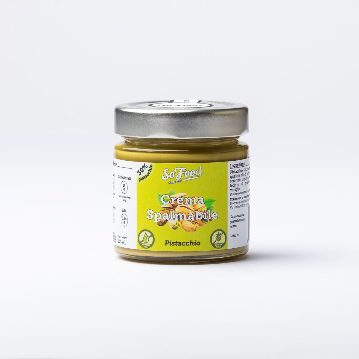 Crema Spalmabile al Pistacchio 30%