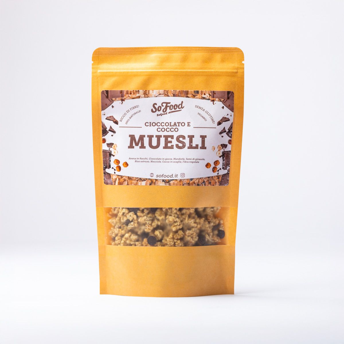 Muesli al Cioccolato e Cocco - 200g Muesli al Cioccolato e Cocco - 200g
