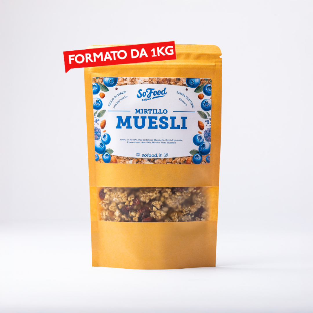 Muesli al Mirtillo - 1Kg Muesli al Mirtillo - 1Kg