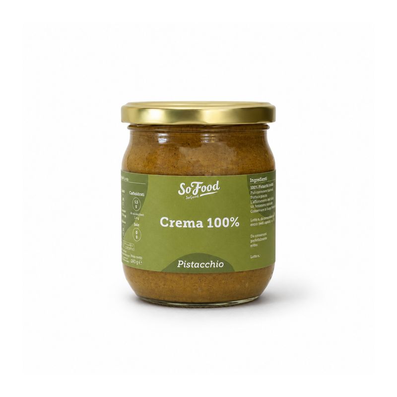 Crema 100% Pistacchio 500g Crema 100% Pistacchio 500g