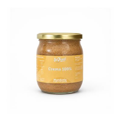 Crema 100% Mandorla Cruda 500g Crema 100% Mandorla Cruda 500g