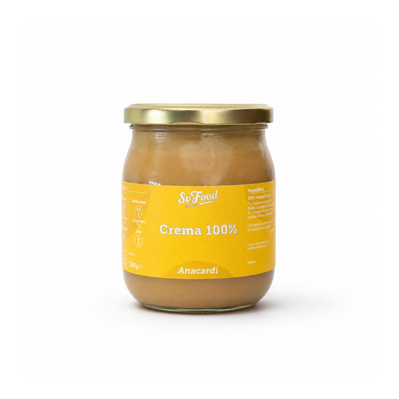 Crema 100% Anacardi 500g Crema 100% Anacardi 500g