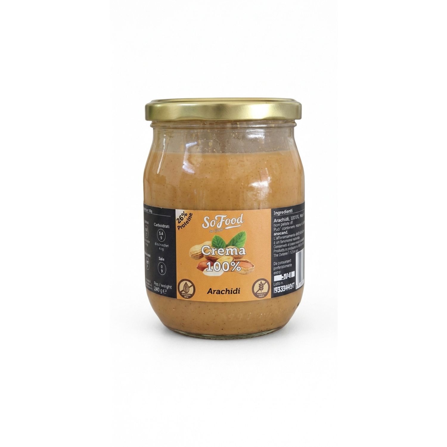 Crema 100% Arachidi 500g