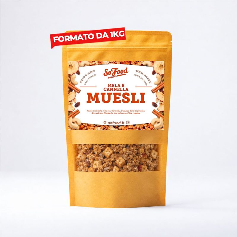 Muesli alla Mela e Cannella - 1 Kg