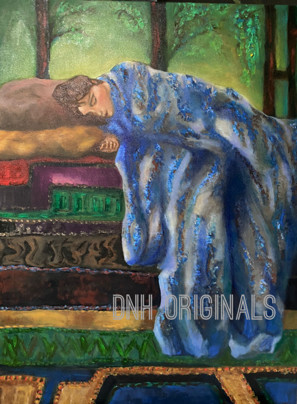 DNH Ready-to-Go / DNH naar Breitner "Meisje in blauwe kimono"
