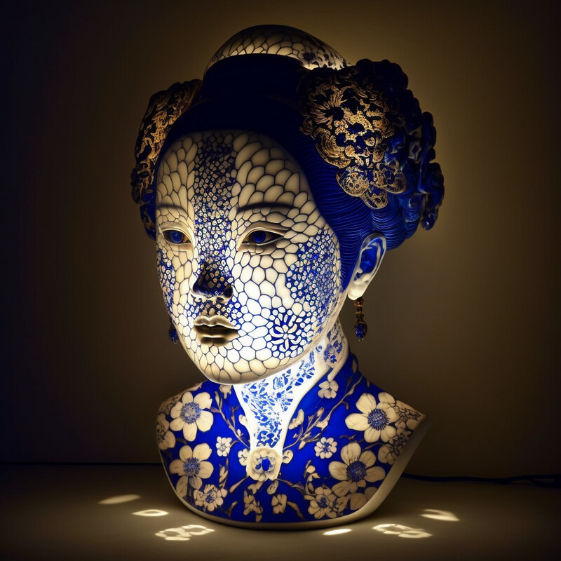 Geisha Blue II