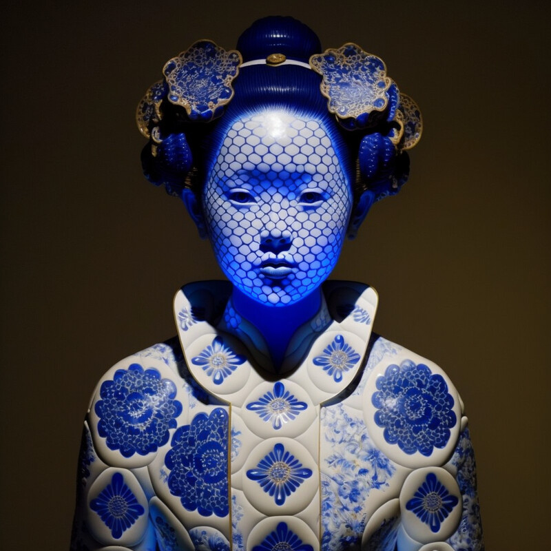 Geisha Blue III