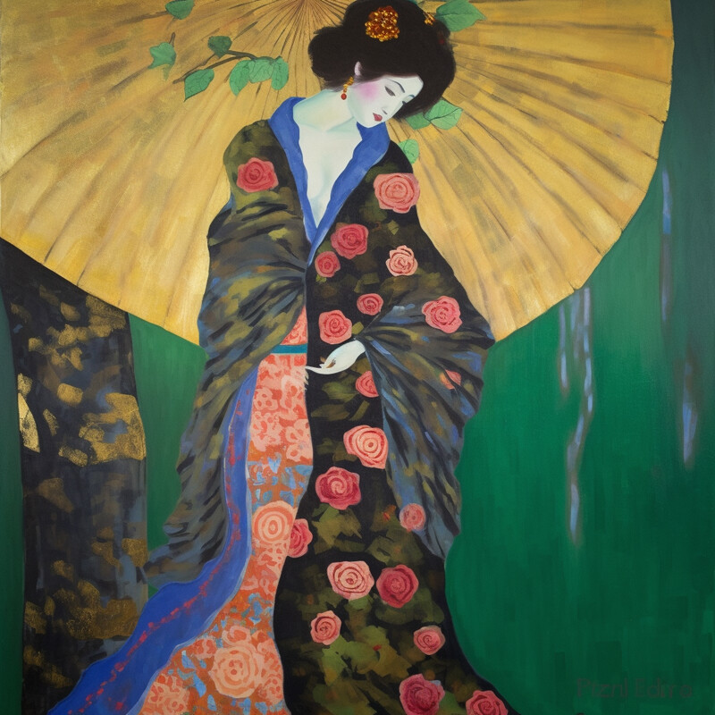 Geisha Klimt (limited edition)