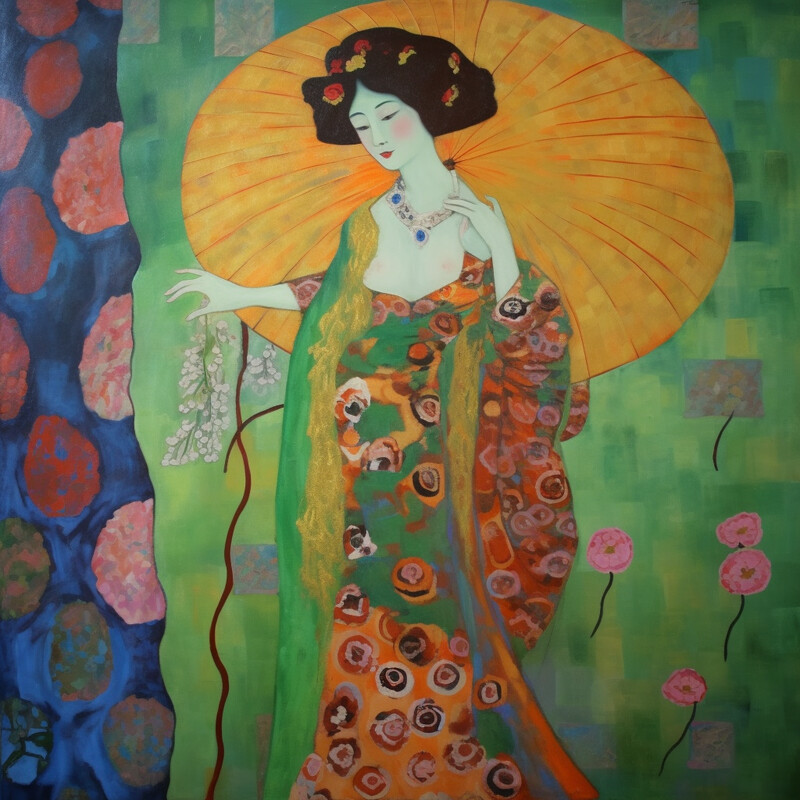 Geisha Klimt River (limited edition)