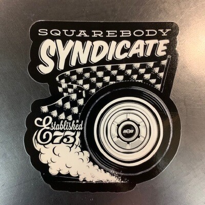 HOT ROD SYNDICATE DECAL-FREE SHIPPING!