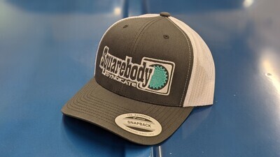 CURVED GRAY/WHITE TEAL SNAPBACK RETRO TRUCKER MESH SBS LOGO #4 HAT CURVED GRAY/WHITE TEAL SNAPBACK RETRO TRUCKER MESH SBS LOGO #4 HAT