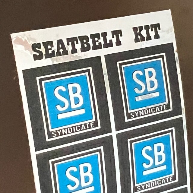 Syndicate Seat Belt Decal Kit SQUAREBODY SYNDICATE 197387 GM truck