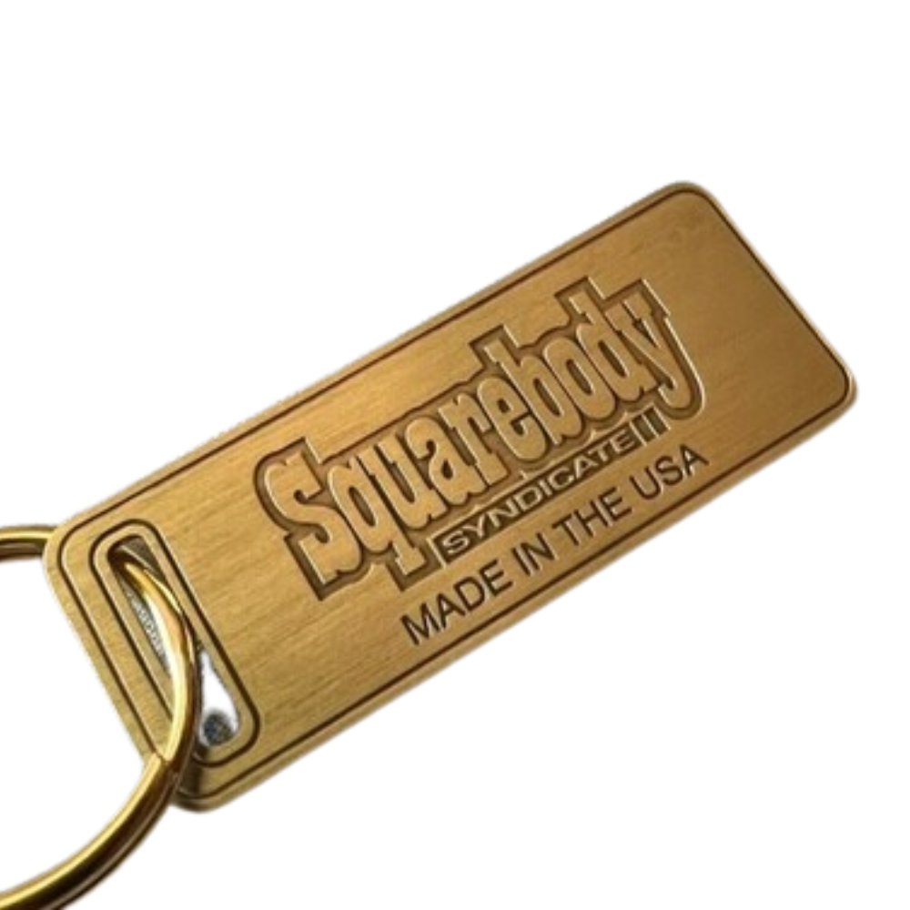 The "THE" Edition brass keychain. 1973 - 1991