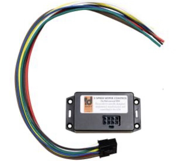 IDIDIT's 2 Speed Wiper Relay Pack includes the relay pack and wire harness.